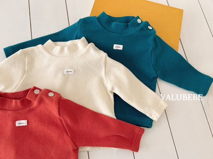 ［valubebe］solid half neck tee