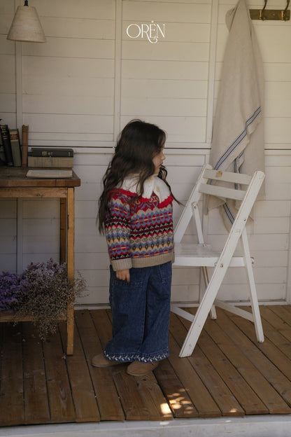 ［OREN］adeline multi wool knit (adult)