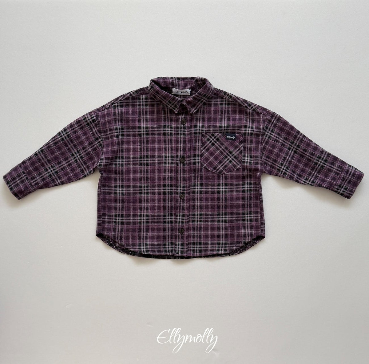 ［ellymolly］forest check shirt
