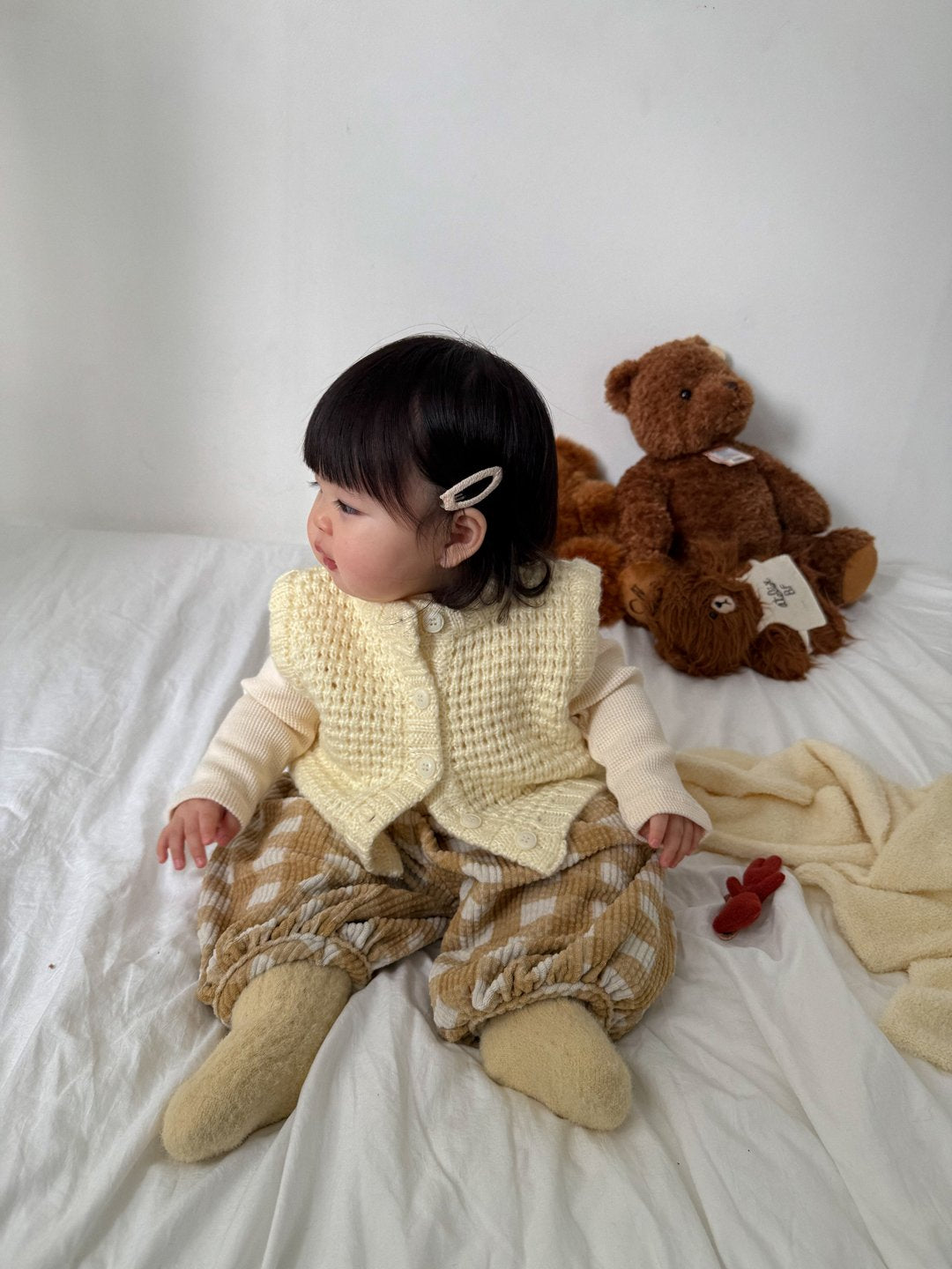 ［ONU］chunky knit vest