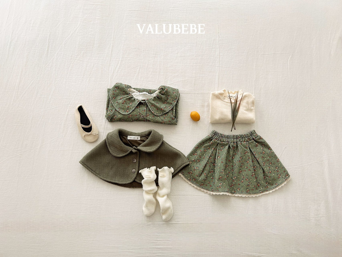 ［valubebe］furry collar cape
