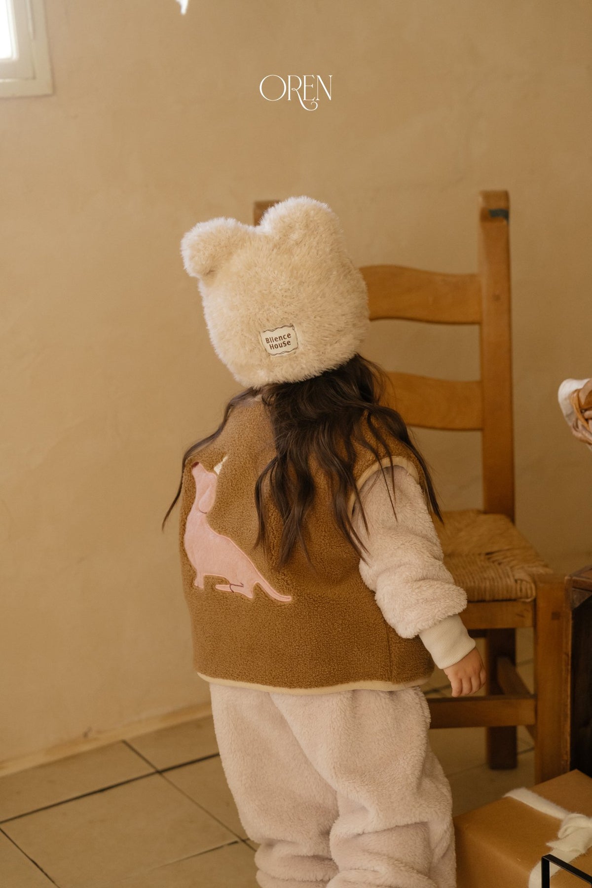 ［OREN］cat faux fur beanie