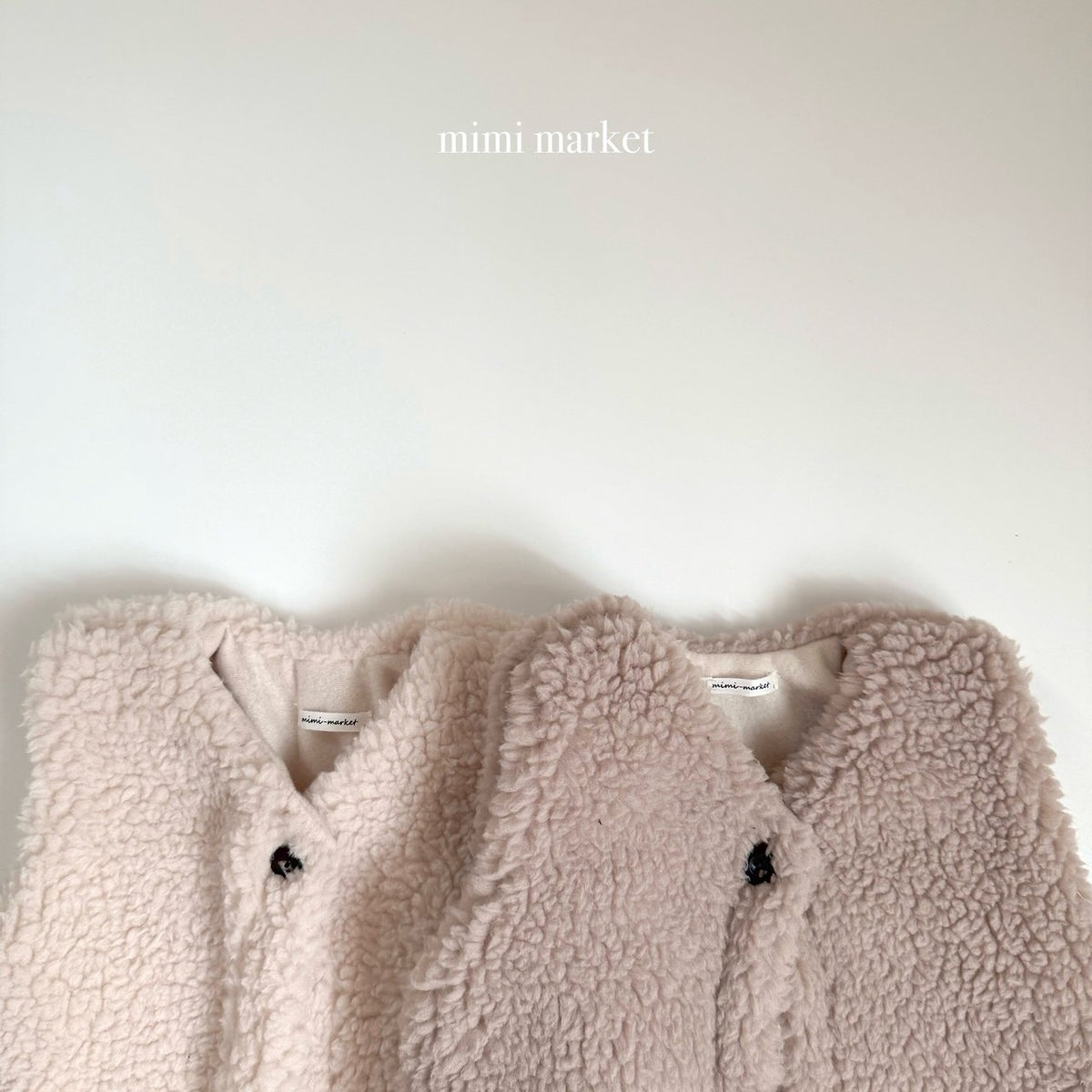 ［mimimarket］poodle vest