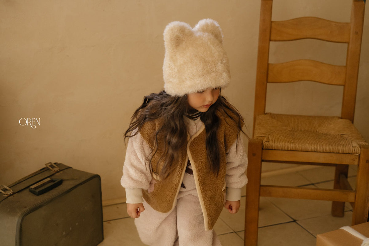 ［OREN］cat faux fur beanie
