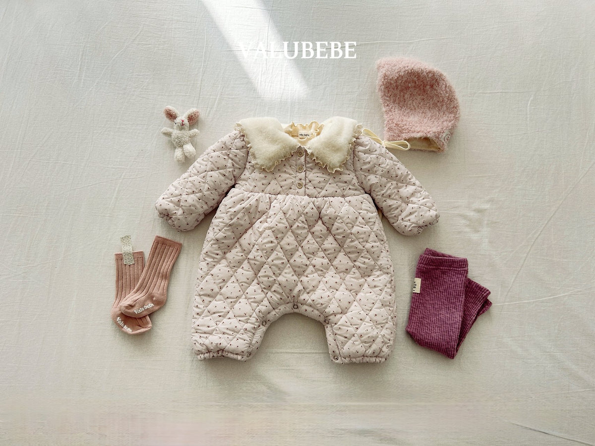 ［valubebe］sherbet flower padding suit