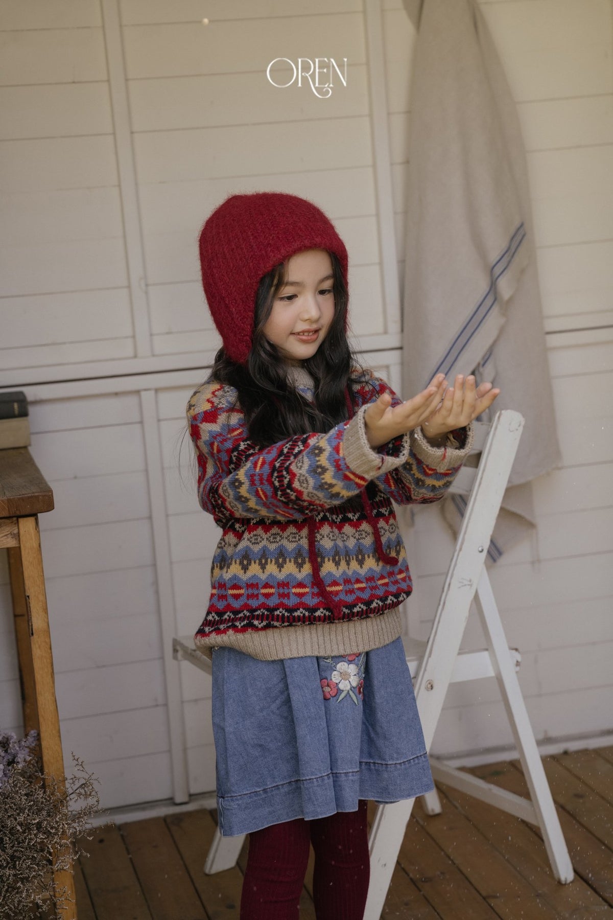 ［OREN］adeline multi wool knit (adult)