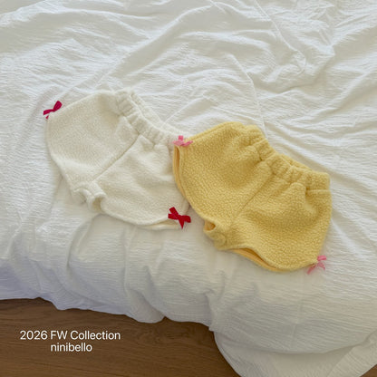 ［ninibello］meringue ribbon shorts