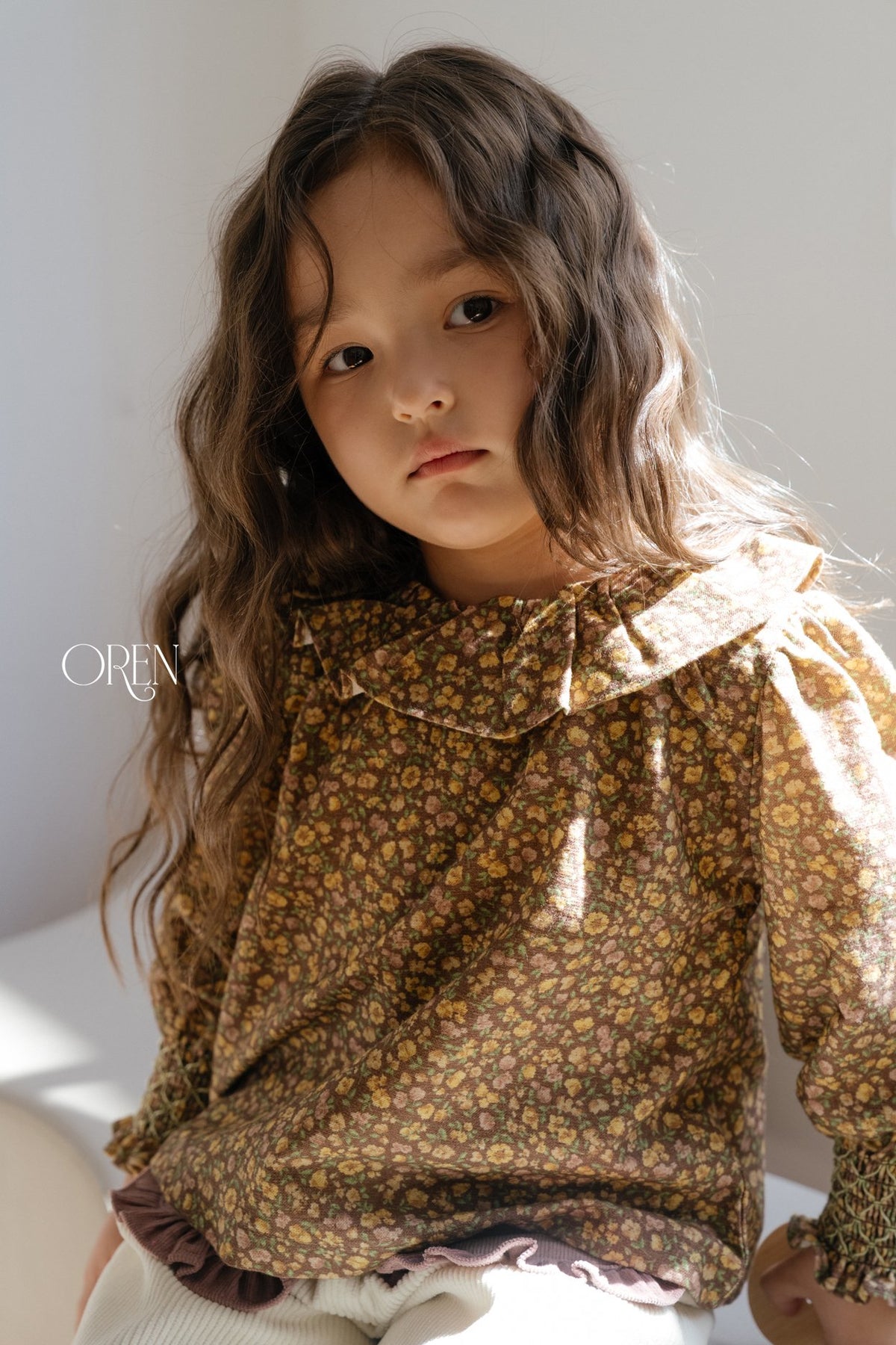 ［OREN］rivka frill blouse