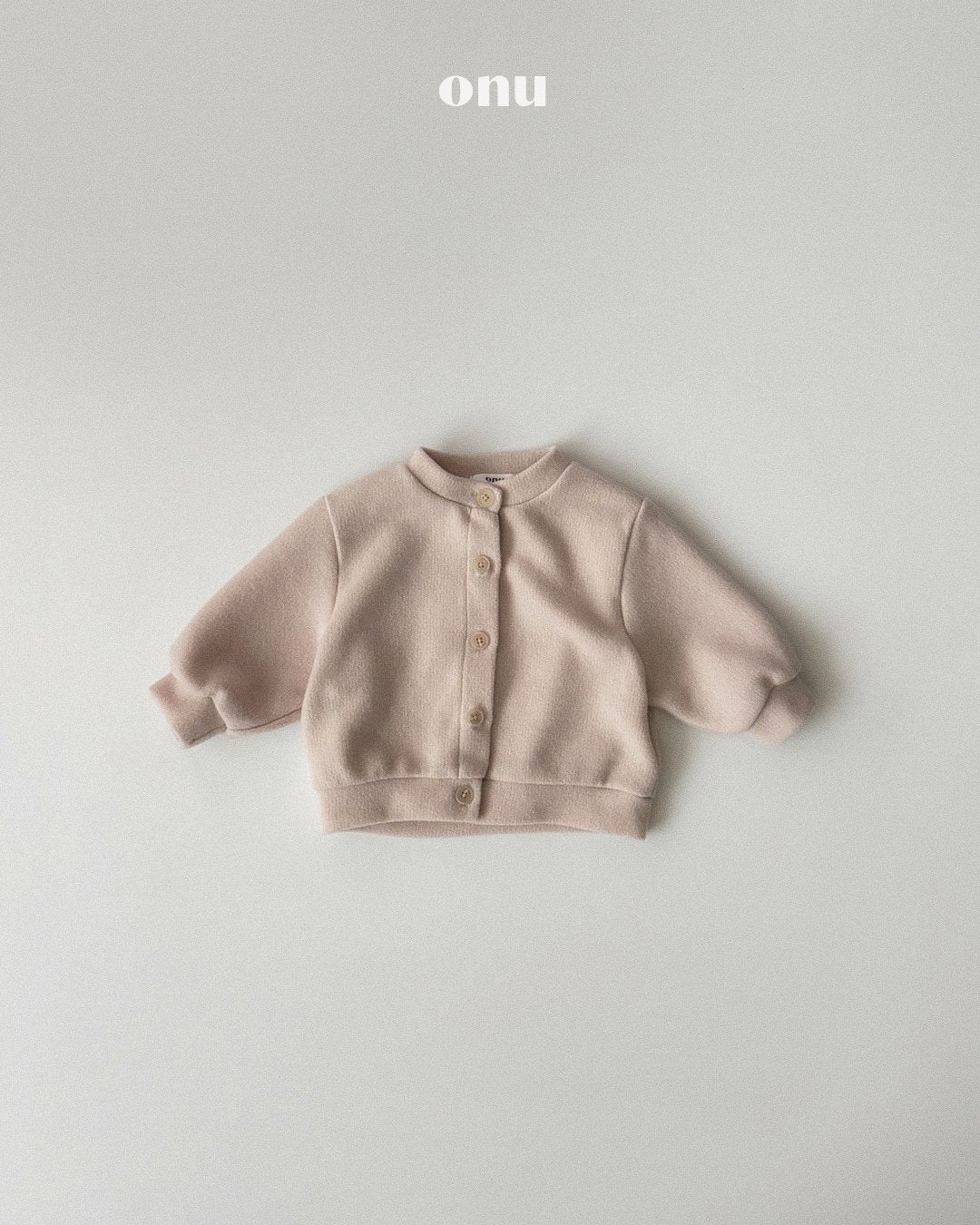 ［ONU］fleece cardigan