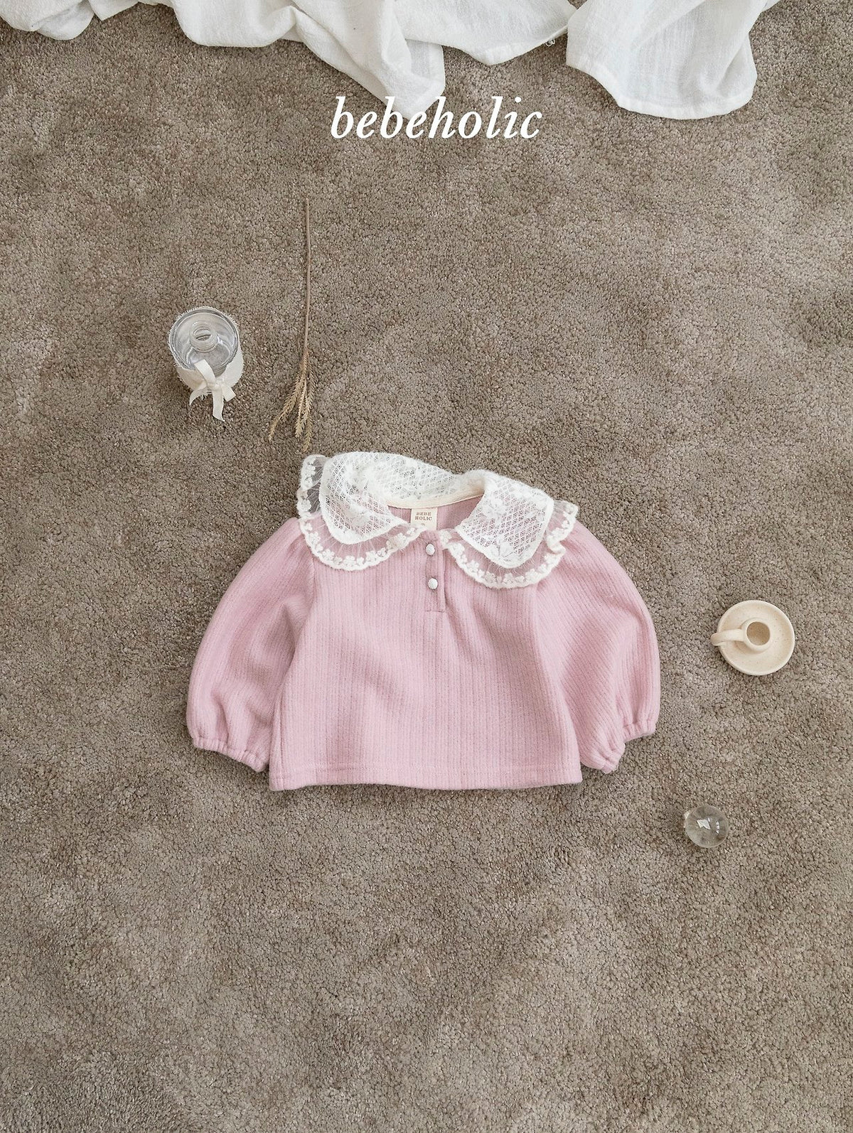 ［bebeholic］maple collar tee