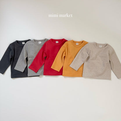 ［mimimarket］peach long sleeve tee