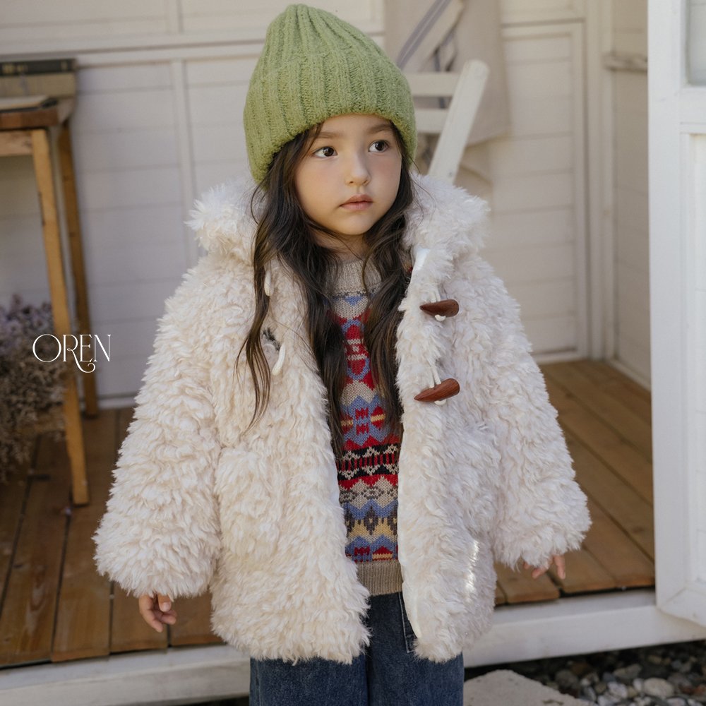［OREN］bernie toggle fur jacket