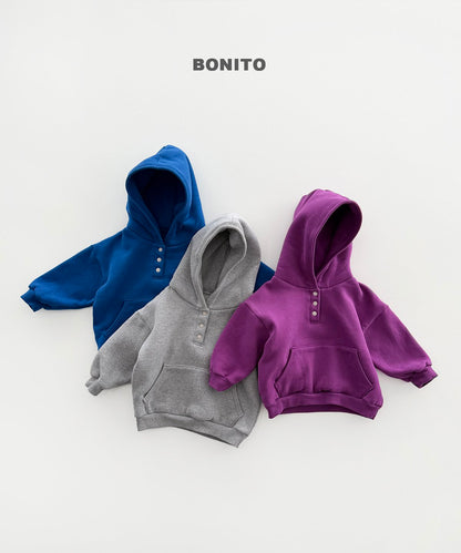 ［BONITO］stripe rib hoodie