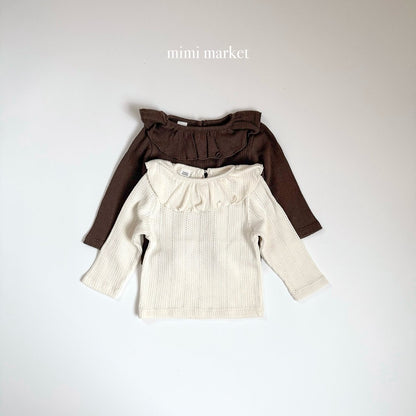 ［mimimarket］lovey collar tee