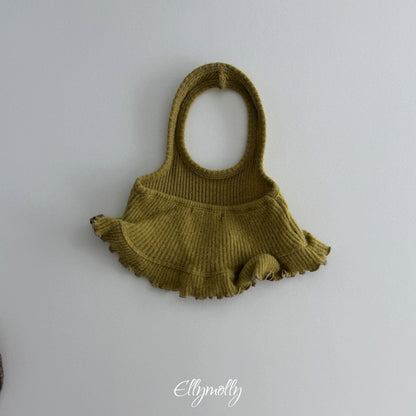 ［ellymolly］wool rib halter top