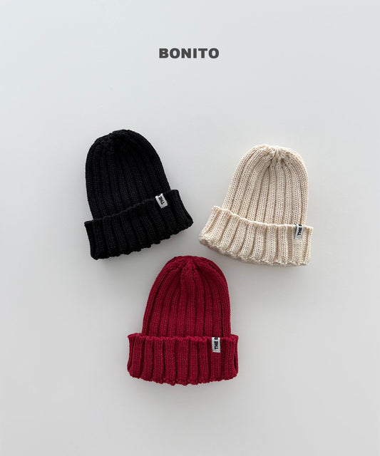 ［BONITO］rib knit beanie