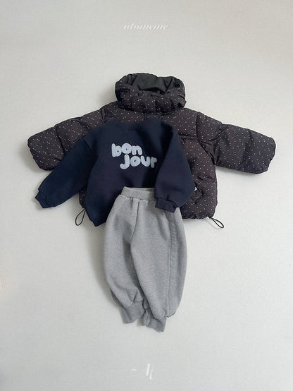 ［atomeme］bonjour sweatshirt