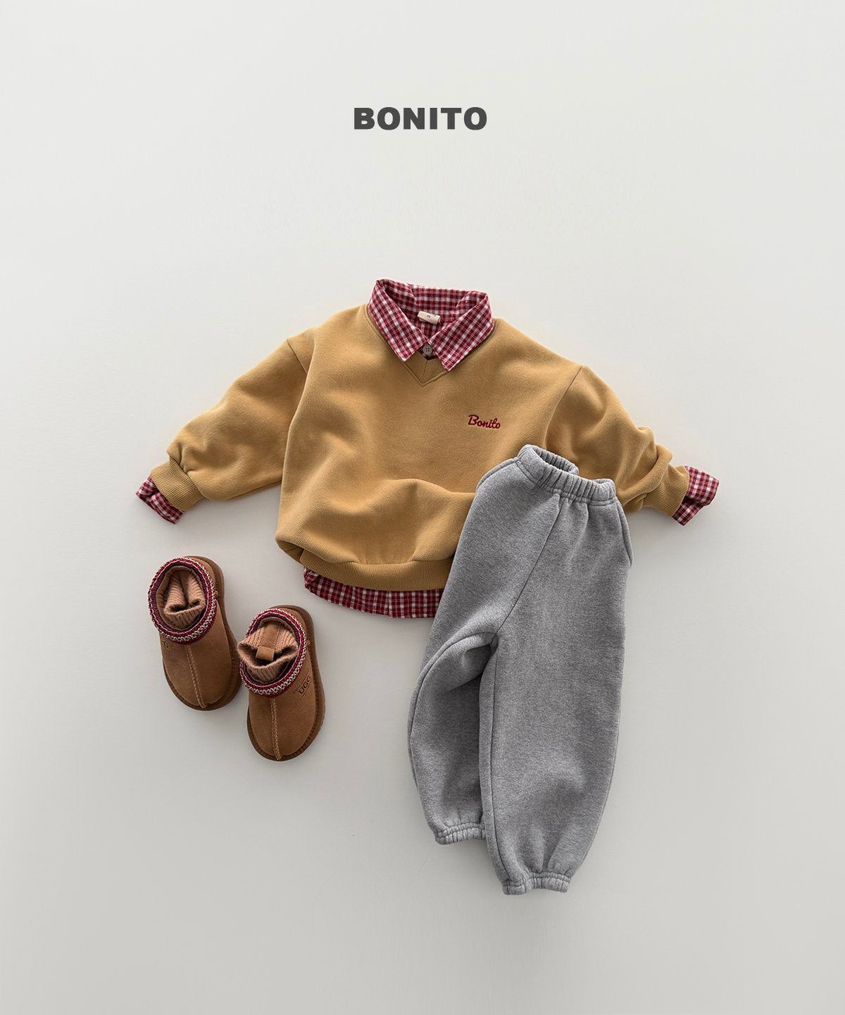［BONITO］check flannel shirt