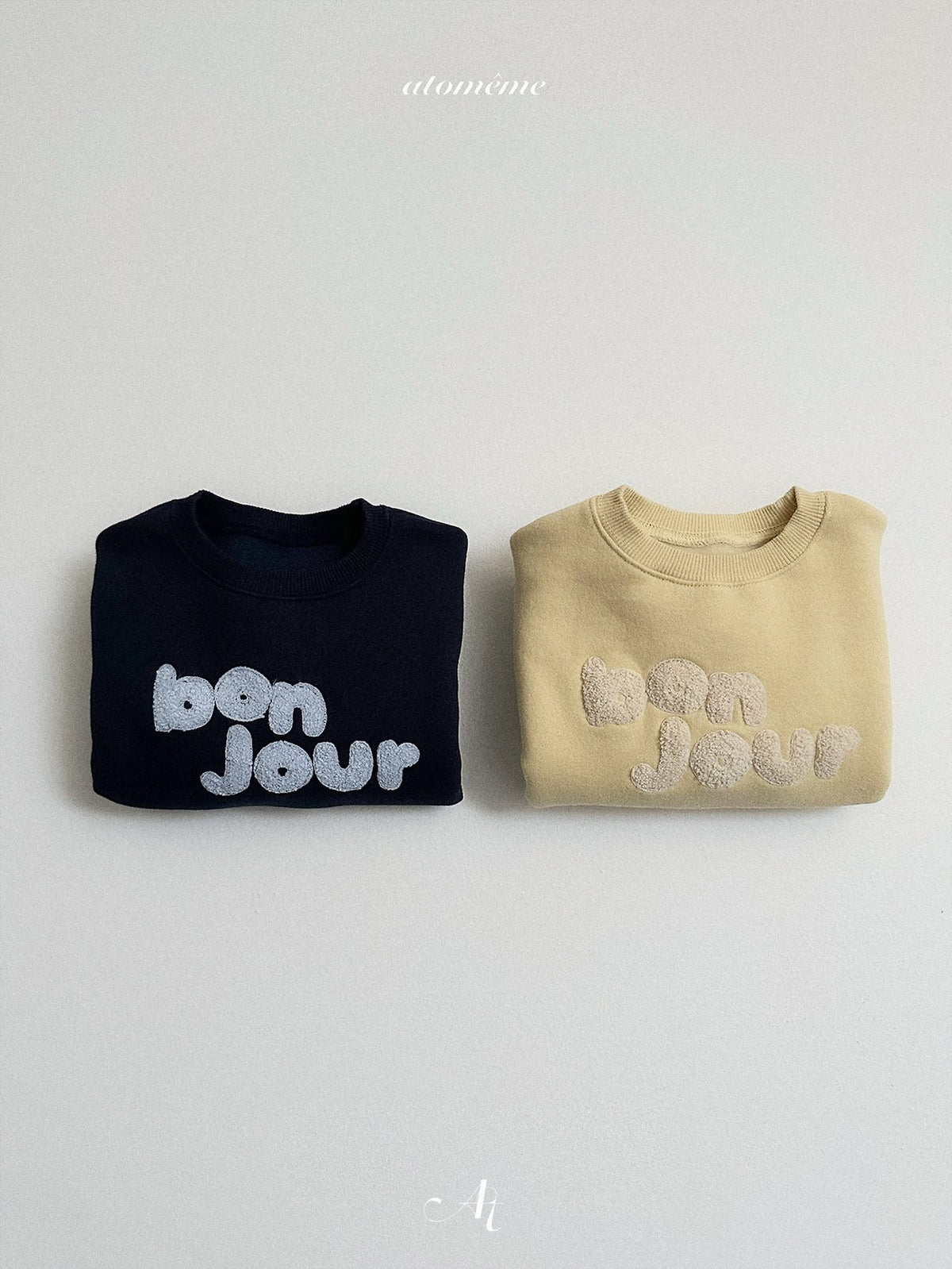 ［atomeme］bonjour sweatshirt