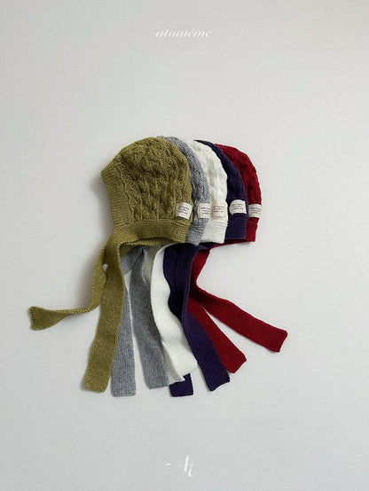 ［atomeme］knit muffler bonnet