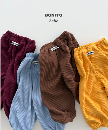 ［BONITO］rib jogger pants