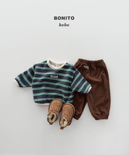［BONITO］rib jogger pants
