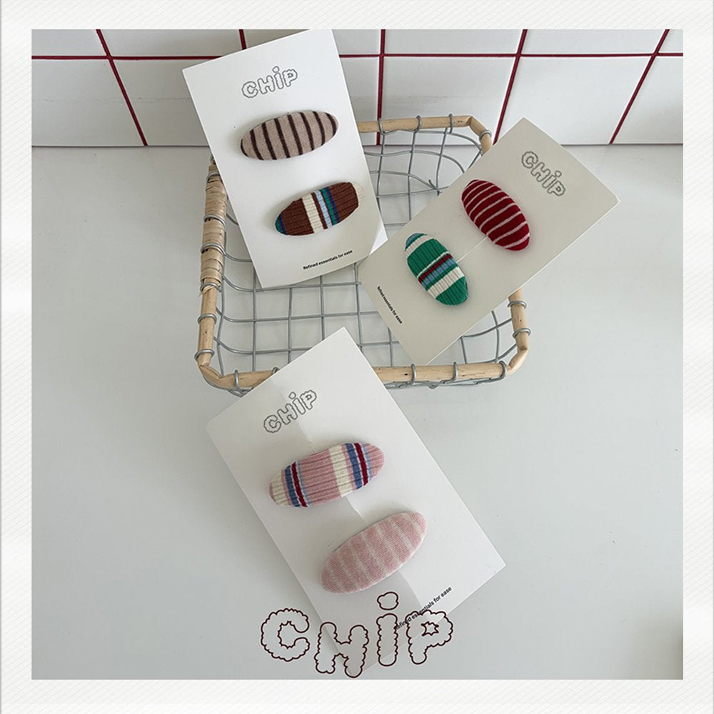 【秋のPRE-ODER 5%OFF】43.Chex Hair Pin Set