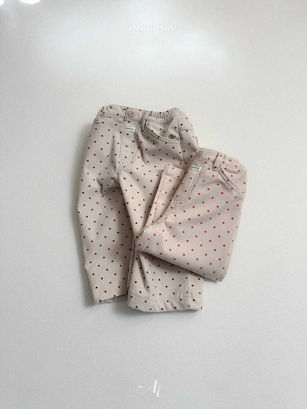 ［atomeme］heart corduroy pants