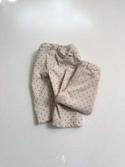 ［atomeme］heart corduroy pants