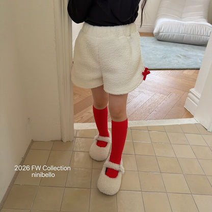 ［ninibello］meringue ribbon shorts