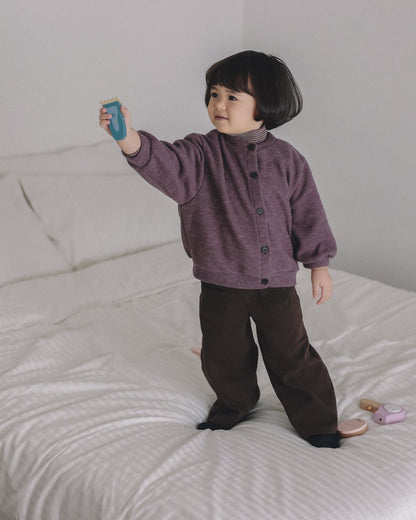 ［ONU］fleece cardigan