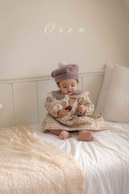 ［OREN］briel padded dress (3oz)