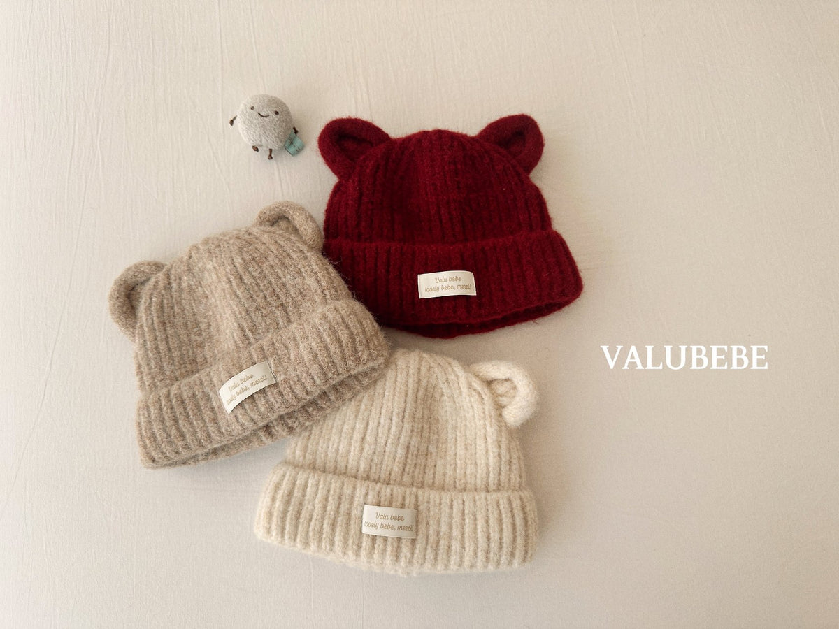 ［valubebe］bear ear beanie