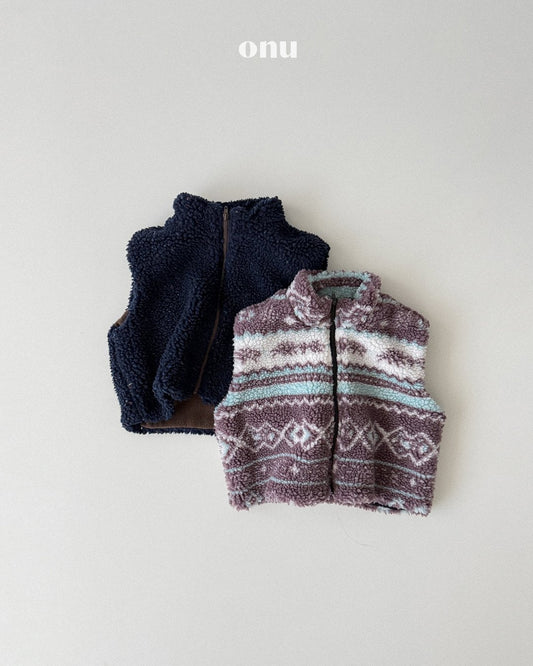 ［ONU］boucle heat vest
