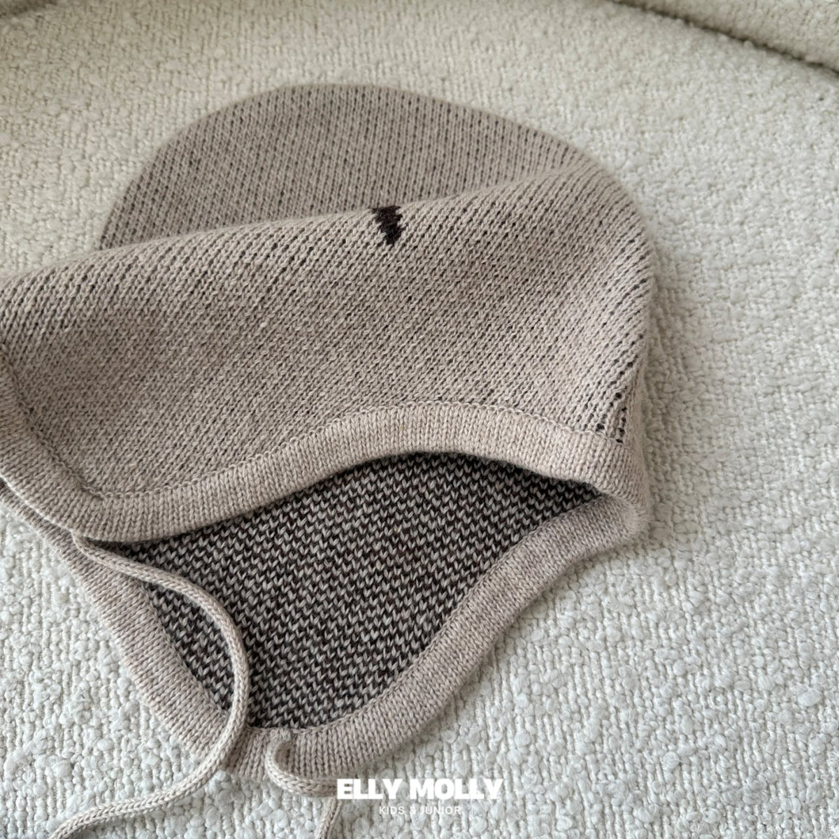 ［ellymolly］jacquard knit hat