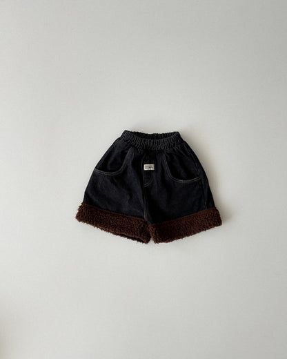 ［ONU］denim boa pants