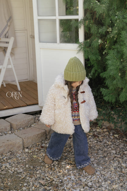 ［OREN］bernie toggle fur jacket