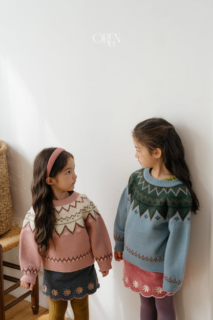 ［OREN］oslo reversible knit cardigan