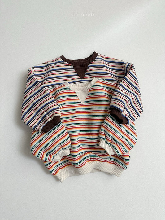 ［minirobe］rainbow sweatshirt