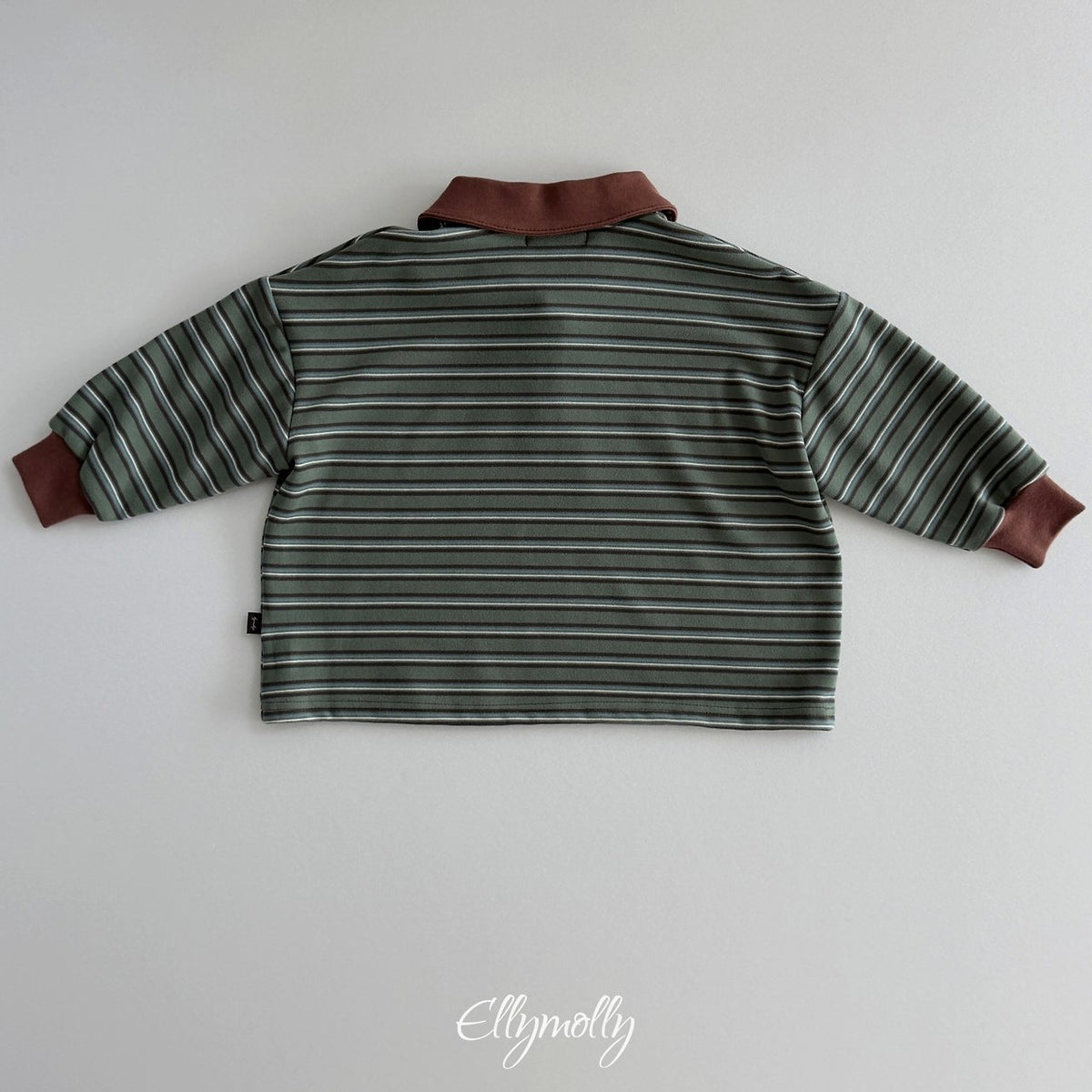 ［ellymolly］click peach collar tee