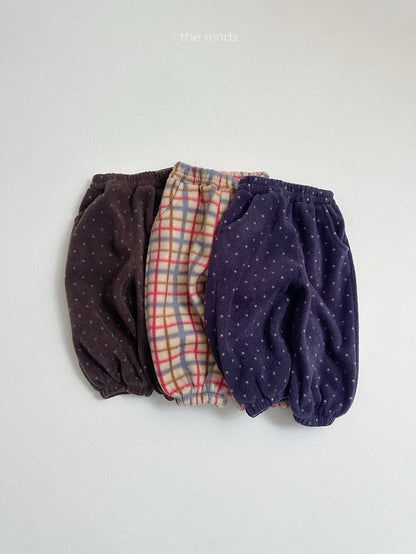 ［minirobe］fleece jogger pants