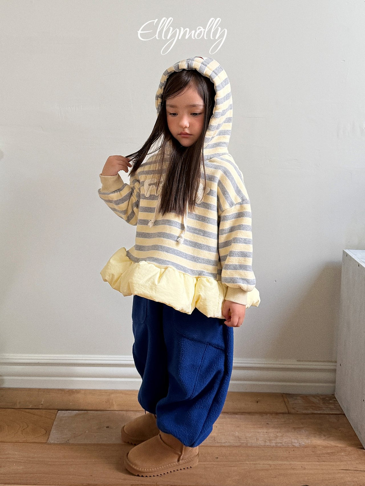 ［ellymolly］biff fleece pants