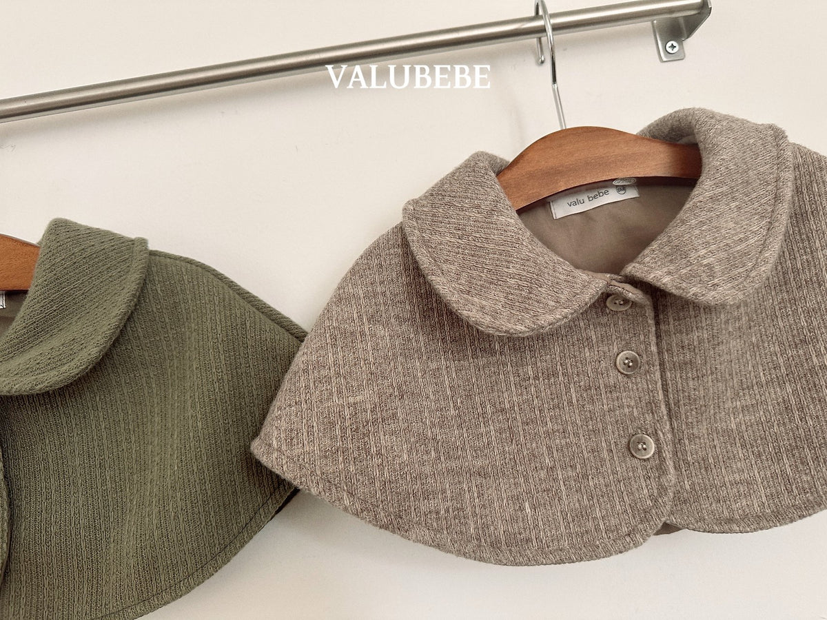 ［valubebe］furry collar cape