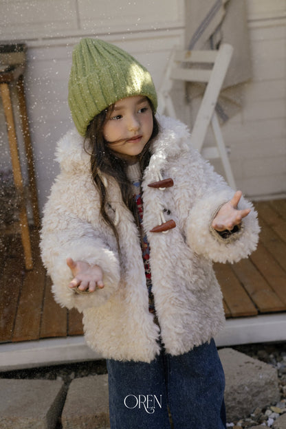 ［OREN］bernie toggle fur jacket