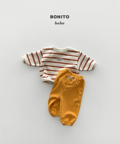 ［BONITO］rib jogger pants