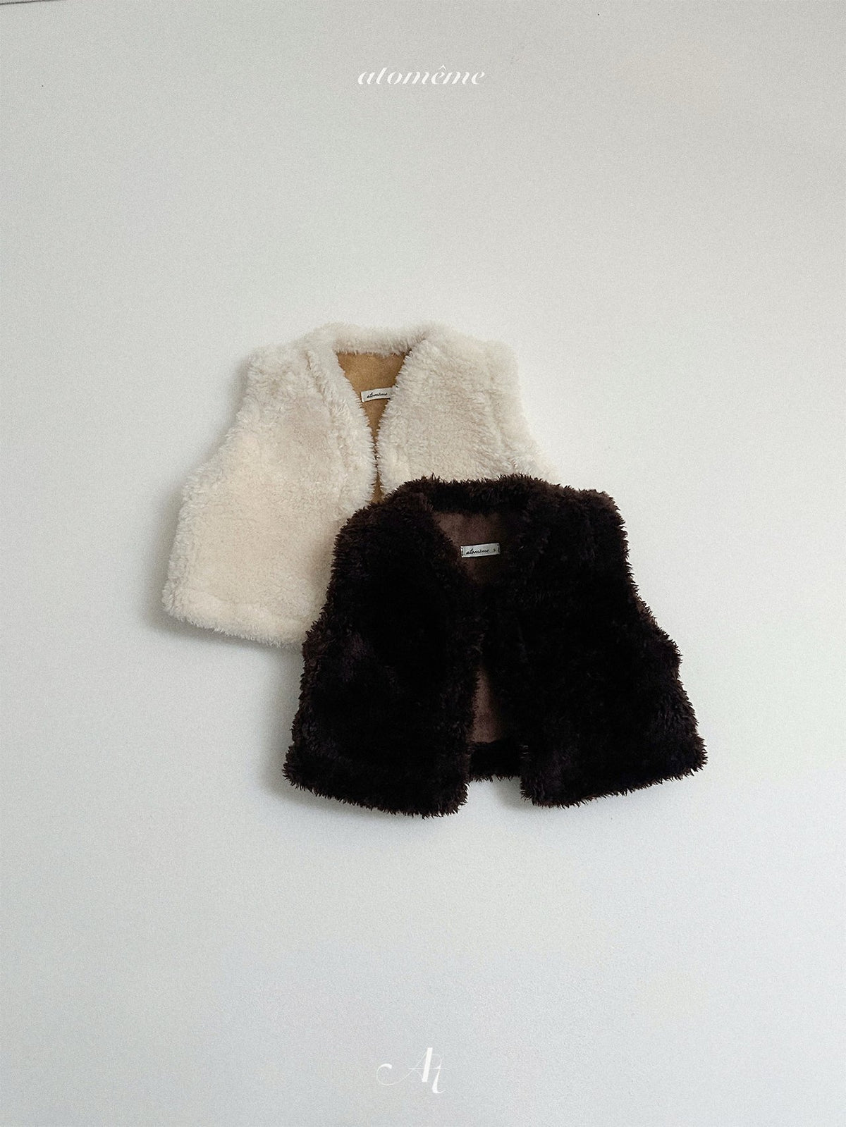 ［atomeme］reversible mustang vest