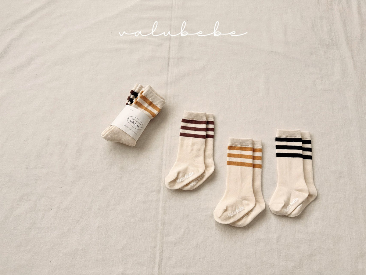 ［valubebe］basic line socks set