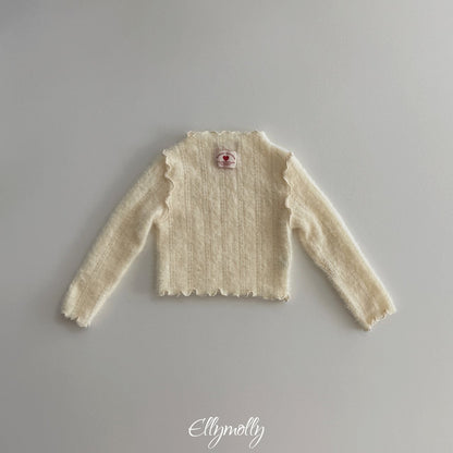 ［ellymolly］meringue knit tee