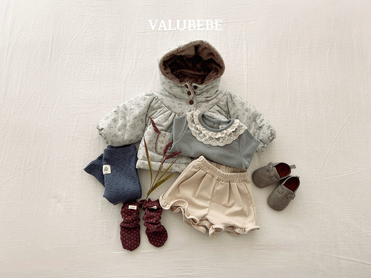 ［valubebe］corduroy frill shorts