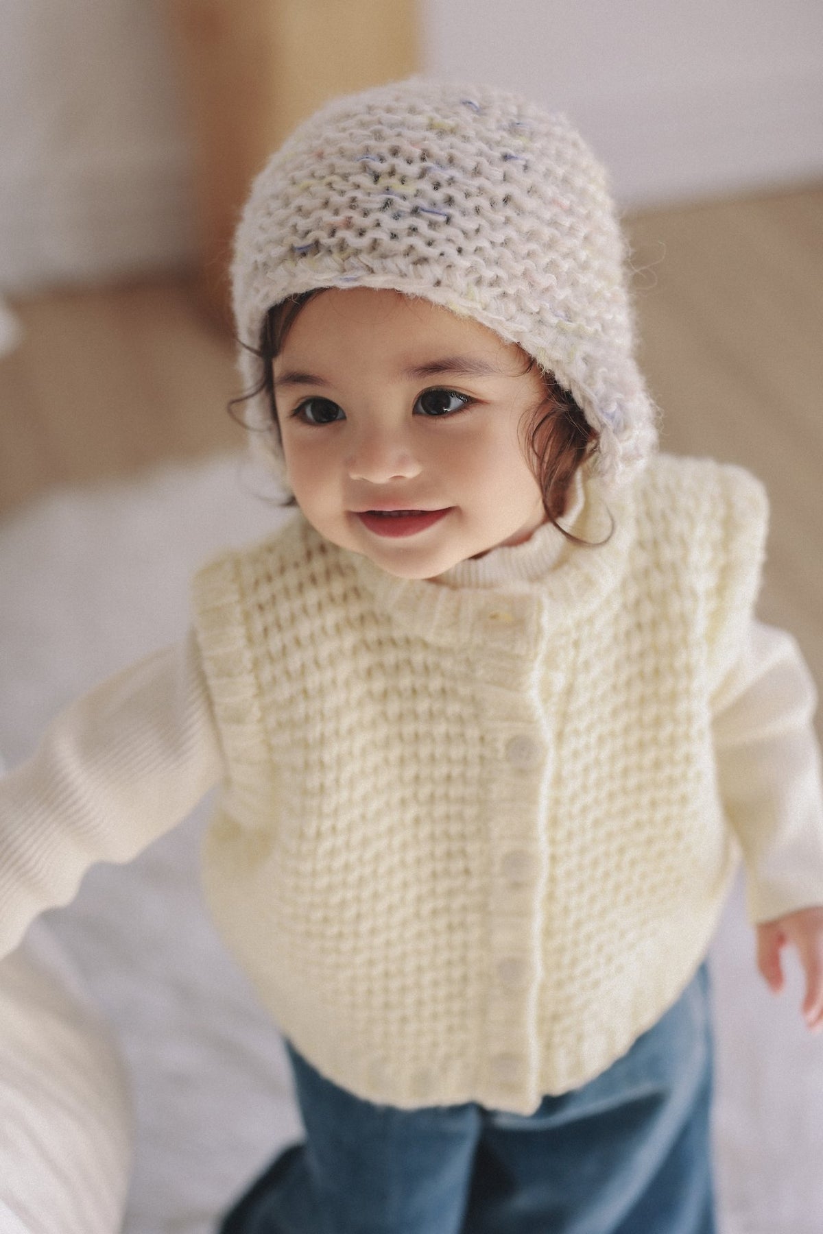 ［ONU］crochet knit beanie